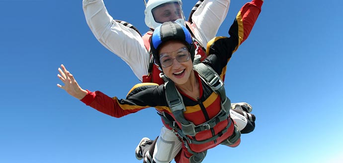 Saut en parachute