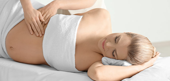 Massage femme enceinte